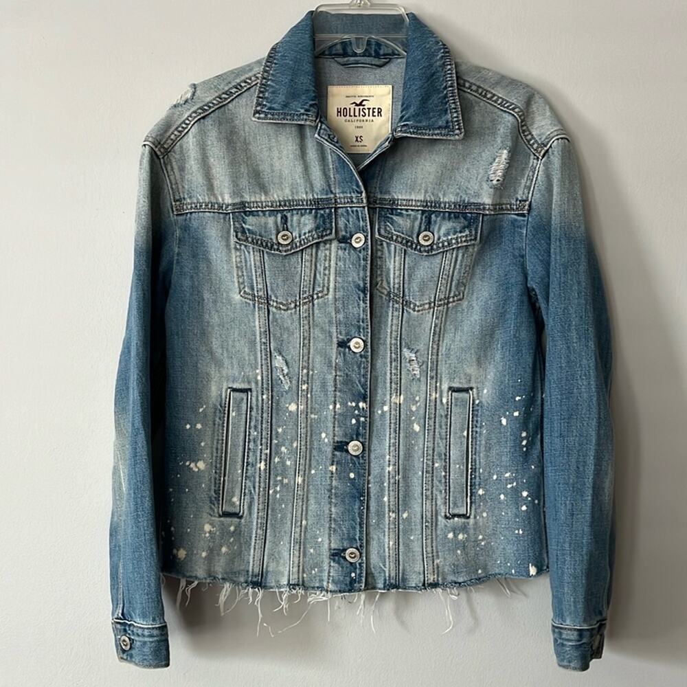 * Hollister Denim Jacket Size XS